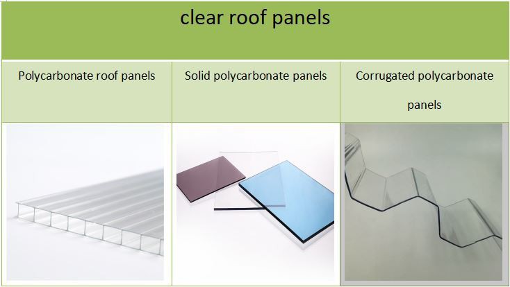 clear roof polycarboonate