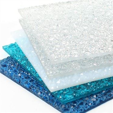 Tấm polycarbonate dập nổi để trang trí
