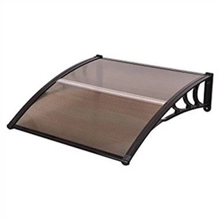 Polycarbonate mưa ngoài trời trong màu xám