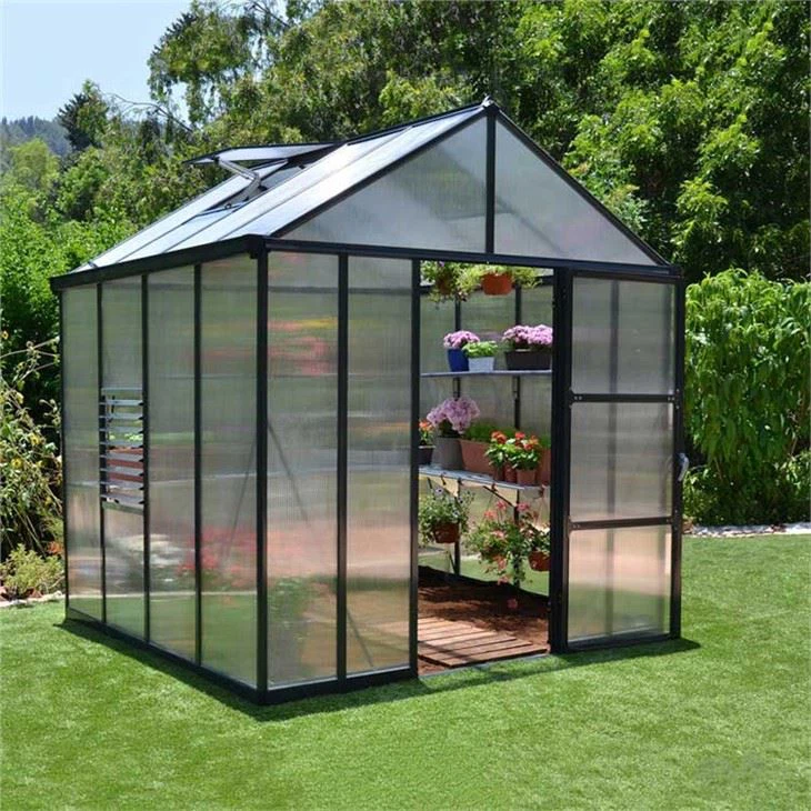 Vườn nhà kính ngoài trời Bộ dụng cụ nhà kính Polycarbonate